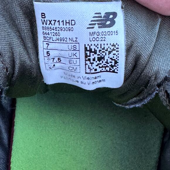 New Balance 711 WX711HD Running Shoes‎ Sneakers Low Top Mesh Black Womens Size 7 - Picture 12 of 12